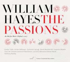 Hayes: The Passions, An Ode for Music (Oxford, 1750)